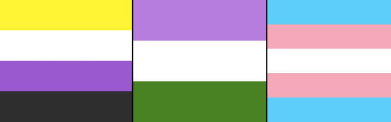 Transgender, genderqueer, and nonbinary flags