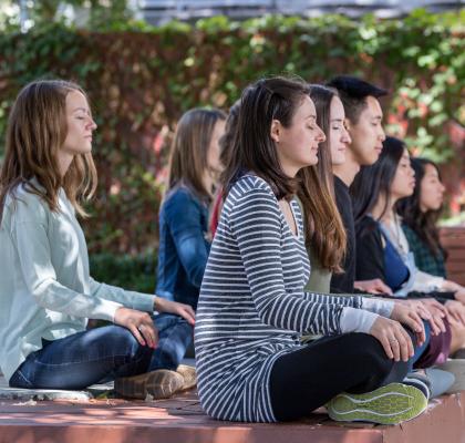 Spiritual Wellness - Group of people doing yoga